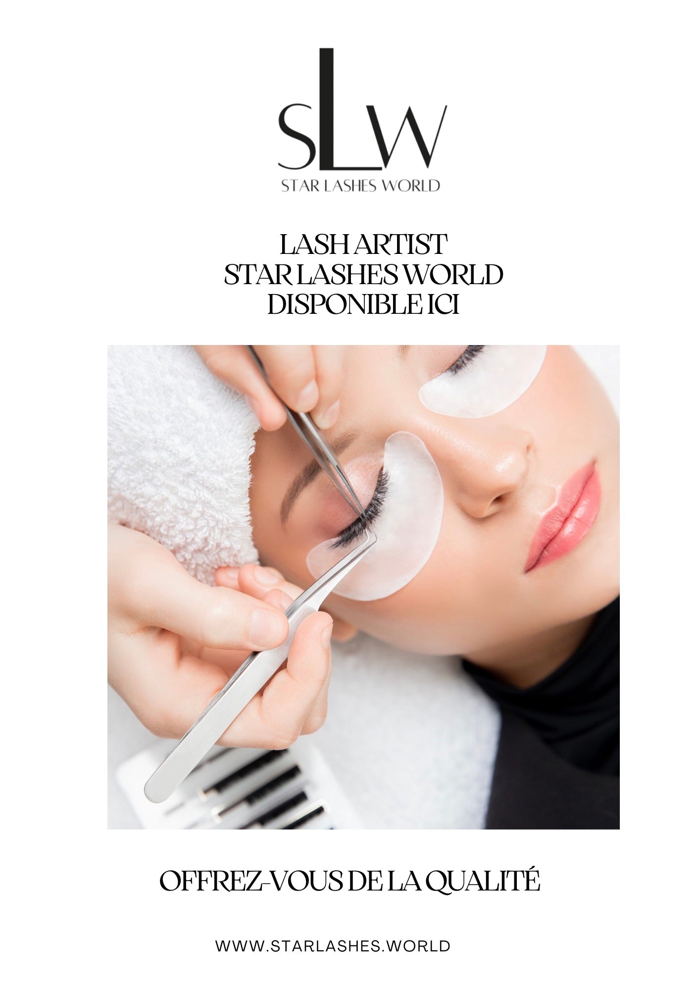 Affiche Star Lashes World