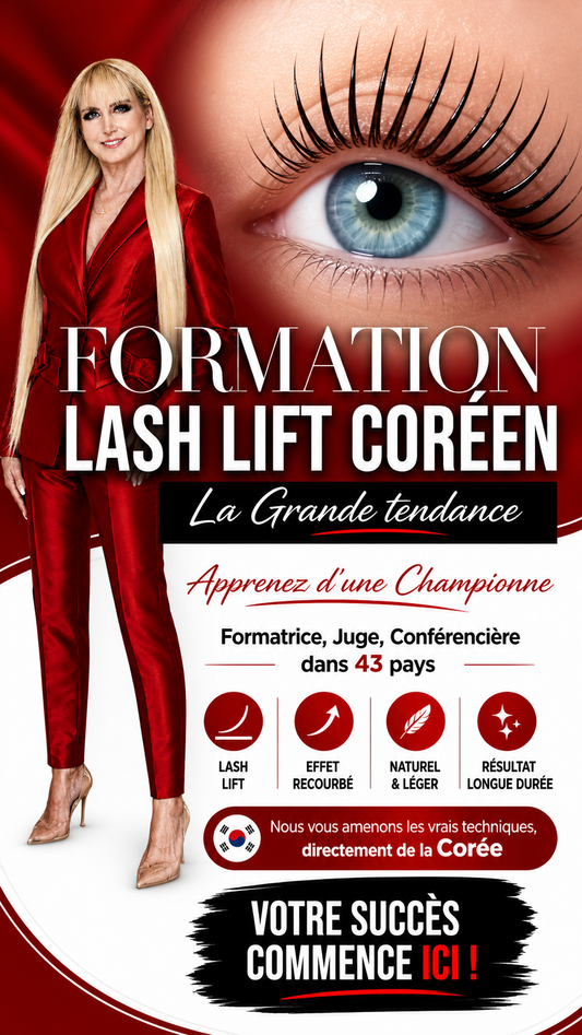 Formation Lash Lift Coréen | Rehaussement de cils Korean | AVEC TROUSSE