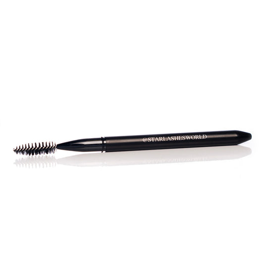 Retractable Brush for Eyelashes and Eyebrows.